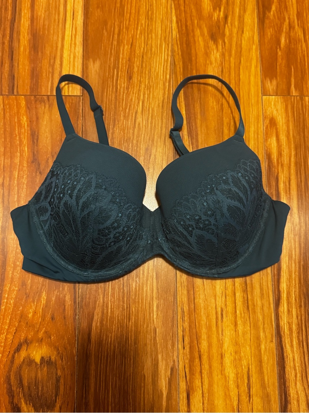 Auden dark green Lace The Icon Bra with Underwire